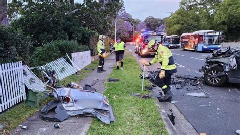 Baulkham Hills Sydney Car Ripped Apart In Alleged High Speed And