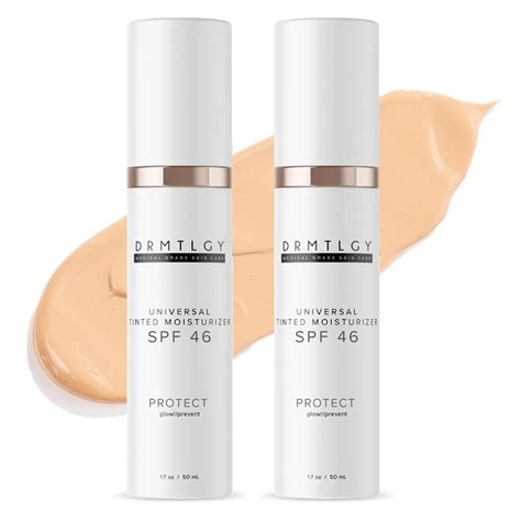 Drmtlgy Anti Aging Tinted Moisturizer With Spf 46 Universal Tint