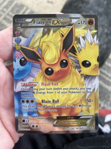 Pok Mon Tcg Flareon Ex Generations Rc Holo Full Art Ultra Rare Ebay