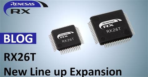 RX26T New Lineup Expansion: Suitable for Motor Control Applications | Renesas