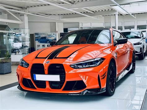 Bmw M4 Fire Orange With M Performance Parts Is Anything But Subtle