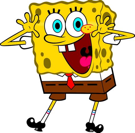 SpongeBob but I replaced his colors with Paint.net default colors : r