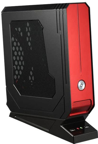 Корпус для малогабаритных ПК Gigabyte Essence вмещает плату типоразмера ...