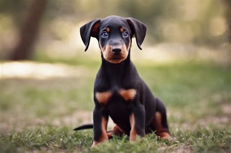 Doberman Puppies - Sidewalk Dog