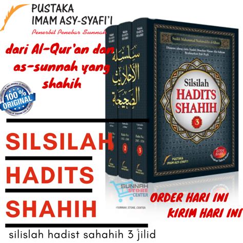 Buku Silsilah Hadits Shahih Set Jilid Hard Cover Bonus Box