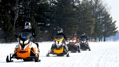 Snowmobile Adventures In Vilas County Vilas County Wi