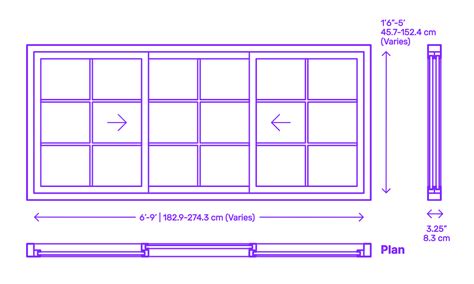 Sliding Windows Dimensions Drawings Dimensions