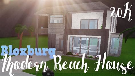 Blox Burg House 20k Bloxburg Aesthetic Beach House 20k Youtube | Images ...