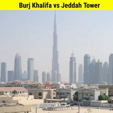 Burj Khalifa Vs Jeddah Tower Shorts Youtube