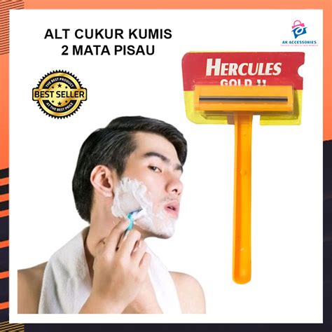 Jual AKACC ALAT CUKUR KUMIS 2 MATA PISAU PISAU PENCUKUR KUMIS