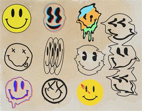 Smiley Face Flash Sheet Digital Art By Cody Pratt Fine Art America