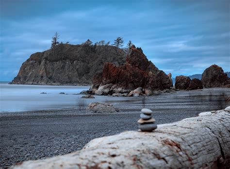 Ruby Beach Sea Stacks, USA