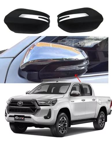 Moldura De Espejos Laterales Toyota Hilux Revo 2016 A 2021 Meses Sin