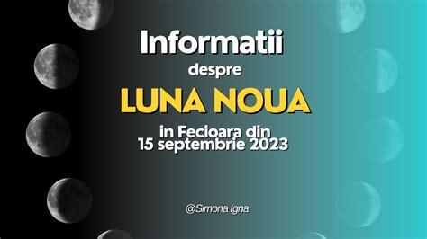 Informatii Despre Luna Noua In Fecioara Din Septembrie Youtube