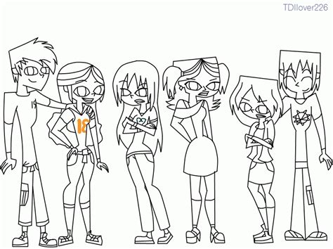 Total Drama Island Coloring Pages Duncan Clip Art Library