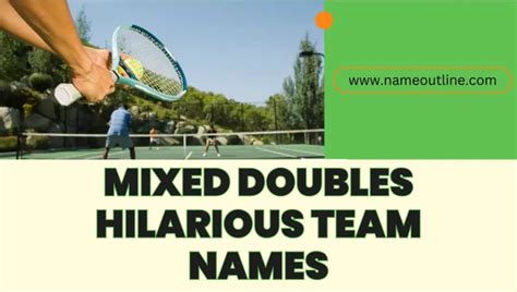 Unleashing The Laughter With Funny Tennis Team Names Team Namify