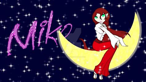 Miko On The Moon By Black Neko21 On Deviantart