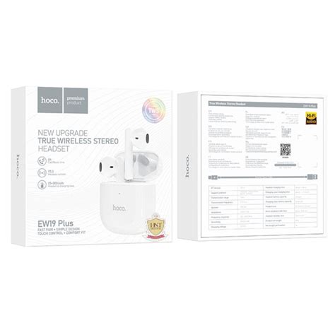 Hoco EW19 Plus หูฟังบลูทูธ หูฟังไร้สาย True wireless Bluetooth 5.3 ...