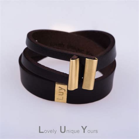 Leather Bracelet Exclusive Leather Bracelet Designer Jewelry - Etsy ...