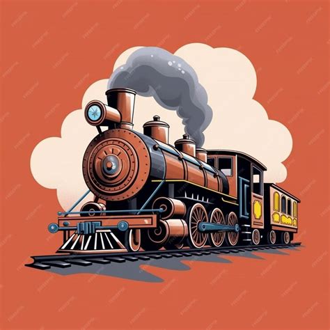 Premium Photo Old Train Clip Art