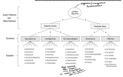 Persönlichkeitspsych Struktur der Persönlichkeit VL2 Karteikarten