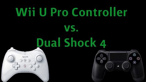 Ps4 Controller Vs Wii U Pro Controller Which Is Better Youtube