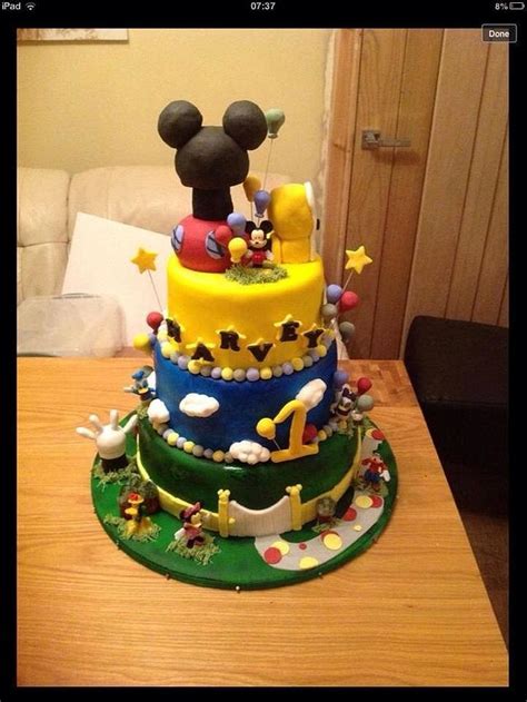 Micky Mouse Clubhouse Inspired Cake Decorated Cake By Cakesdecor