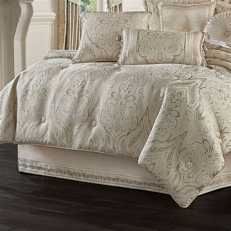 J Queen New York Trinity Champagne 4 Piece Comforter Set Latest Bedding