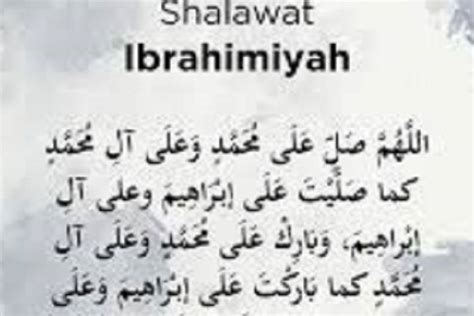 Bacaan Shalawat Ibrahimiyah Tulisan Arab, Latin dan Artinya , Shalawat Paling Utama yang ...