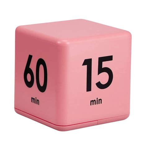 Time Cube Timer Kitchen Timer Gravity Sensor Flip Timer Exercise Game Timer 15 20 30 60 Minutes