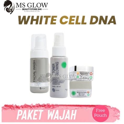 Jual Ms Glow Paket White Cell DNA Serum White Cell DNA Night Cream