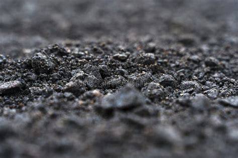 Black Soil Texture Background. Black Land Surface. Farm Agriculture ...