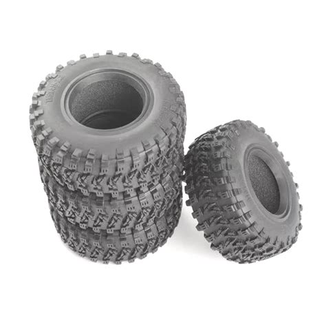 4PCS 115MM 2 2 Rubber Big Tires Wheel Tyres For 1 10 RC Crawler Car