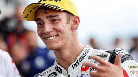 Moto 3 Il Pilota Genovese Riccardo Rossi Terzo Sul Podio Del Gp Di