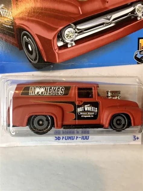 HOT WHEELS HW Metro Series Ford F boîte rouge plat MoonEyes livrée EUR