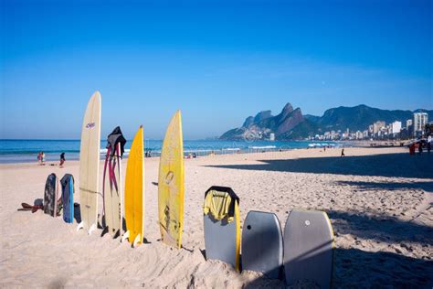 Surfboards On Beach Stock Image Image Of Sand Beach 2448985