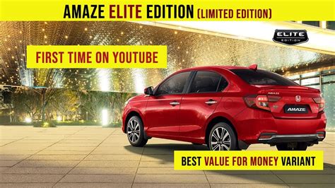 Honda Amaze Elite Edition VX 2023 First Time On YouTube Please