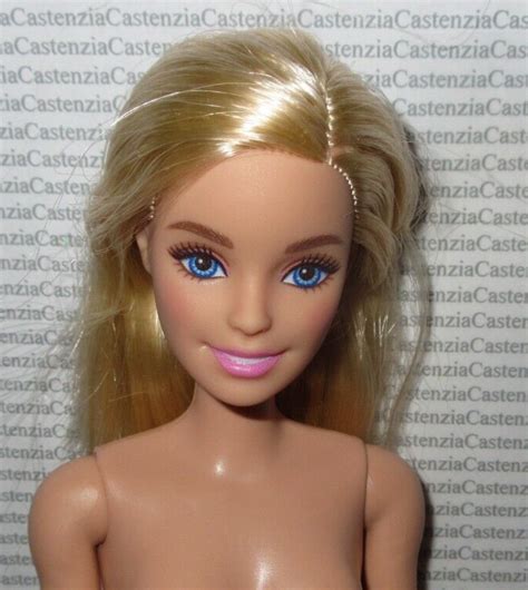 M Nude Barbie Winter Snowboard Fun Blonde Blue Eyes Fashion Doll For Ooak Ebay