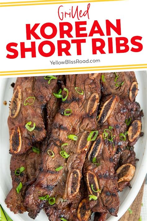 Korean Style Beef Ribs Marinade Recipe - Phillips Whilich