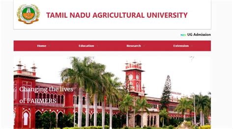 Tnau Ug Admission Application Form 2024 Eligibility Apply Institute Of Technology And Management