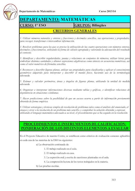 Pdf Programaci N Dpto Matem Ticas Adapt Proy Educat