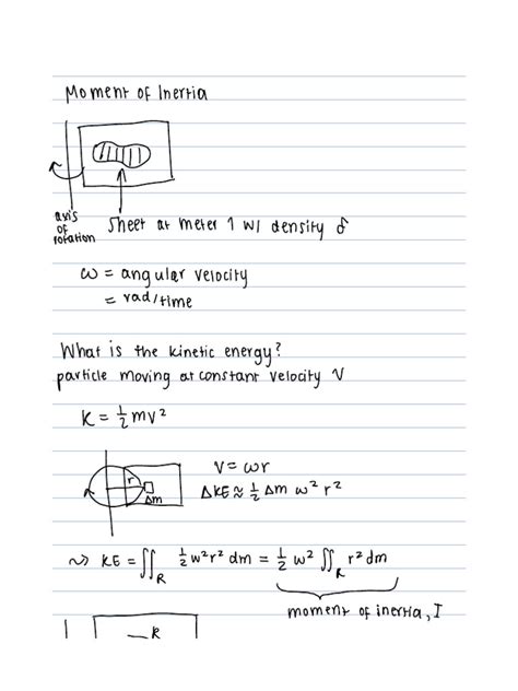 Moment of Inertia | PDF