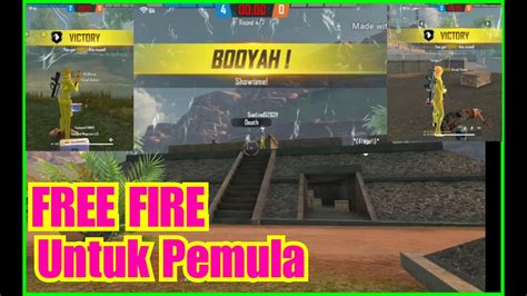 Free Fire Game Play Untuk Pemula Youtube