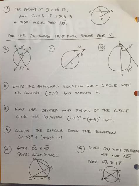 Lesson Practice A Geometry Answers Solved Geometry Unit