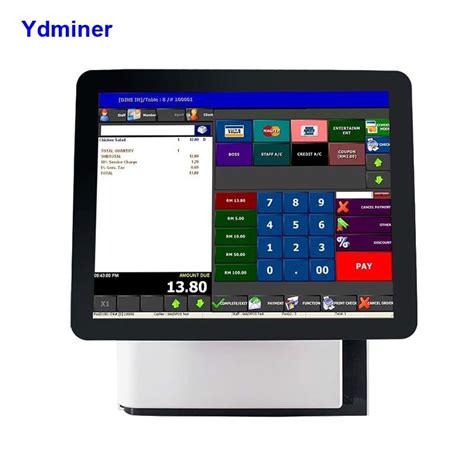 All In One Capacitive Touch Screen Pos System Inch Pos System