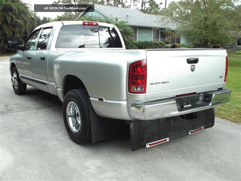 2006 Dodge Ram 3500 5 9 Cummings Diesel Quad Cab Dually 2wd Slt With