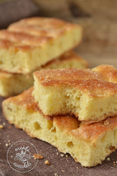 Menta E Cioccolato Focaccia Dolce Soffice In Teglia Per Una Golosa