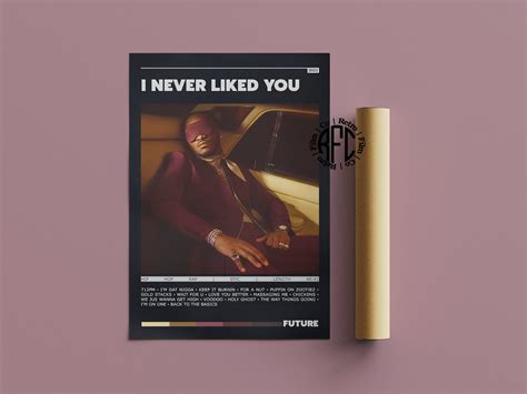 Future I Never Liked You Poster Print Future Retro Album Etsy