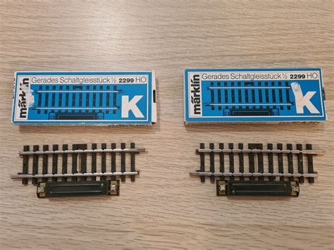 Märklin 2 x Schaltgleis 2299 K H0 Kaufen auf Ricardo