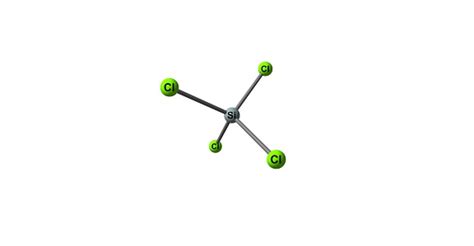 Silicon Tetrachloride Molecular Structure Isolated On White Stock Photo - Download Image Now ...